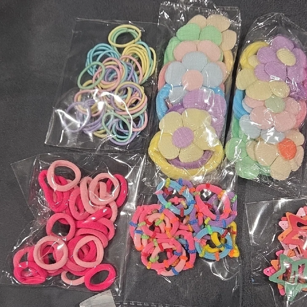 889 pcs Colorful Hair Accessories Set